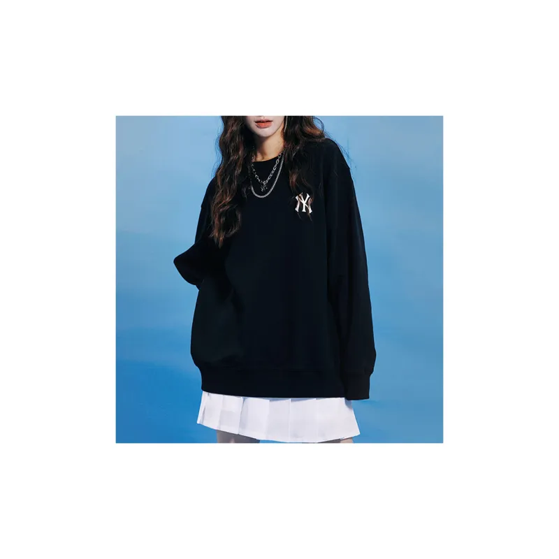 MLB Cashew Flower Sweatshirts Unisex Black-2