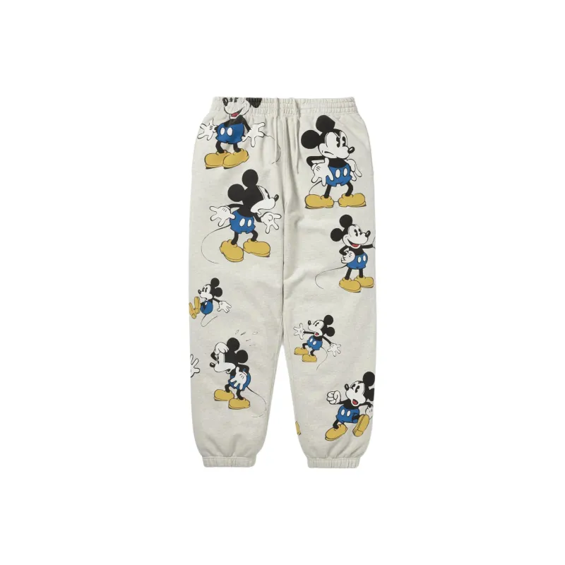 Thisisneverthat Disney/Disney Co branded Model Knitted Sweatpants Unisex Light Gray-0