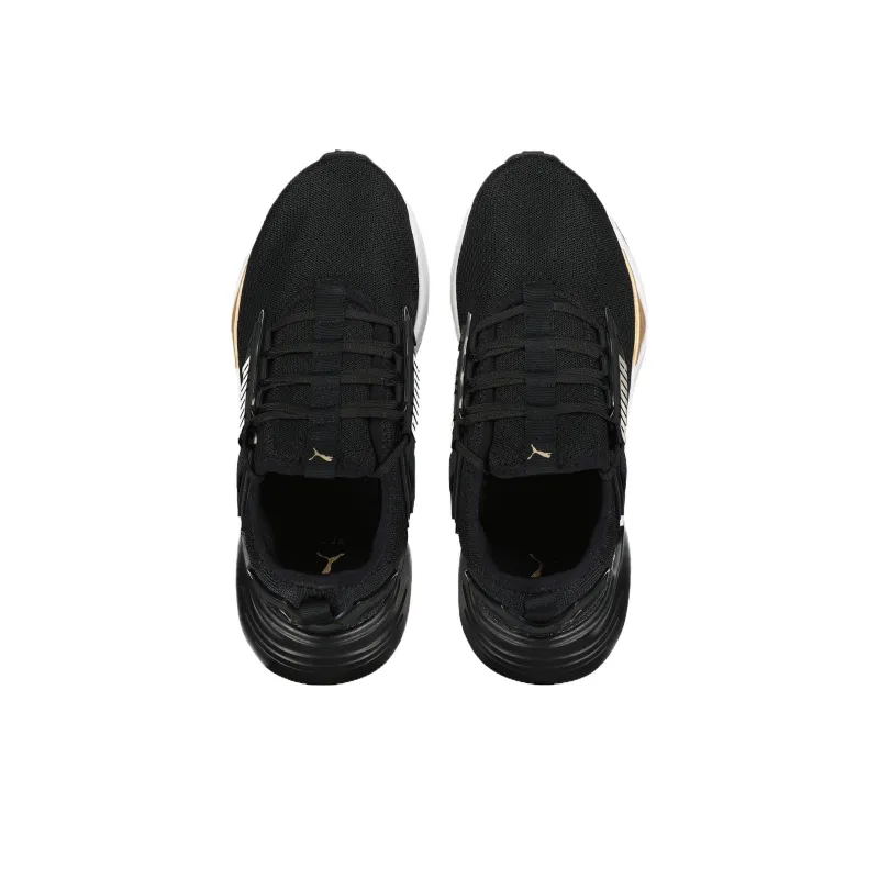 PUMA Retaliate Anti Slip Wear Resistant Low Top Casual Running Shoes Women's Black-3