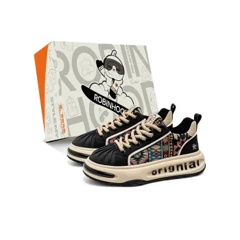 ROBINHOOD Wrapping Anti Slip Shock Absorbing And Wear Resistant Low Top Skateboard Shoes Men's