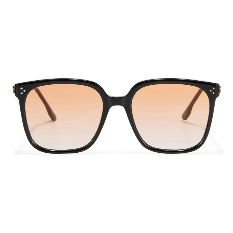 PLASTIC BRAIN Plate Frame Sunglasses Unisex-0