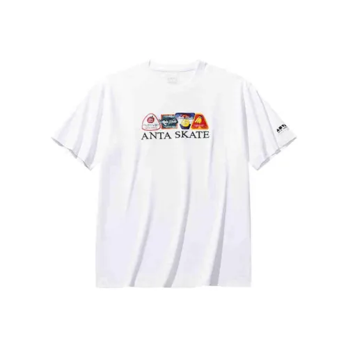 Anta Life Collection Sports Life Collection T Shirt Men's Snowflake White