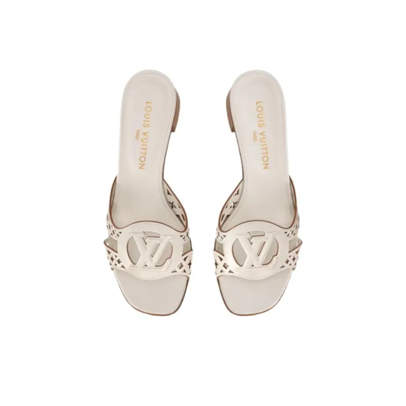 LOUIS VUITTON Isola Slide Slippers 4.5cm Women's Beige-2