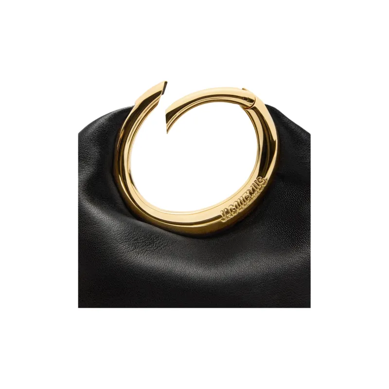 Jacquemus Lambskin Handbag Mini Women's Black-2