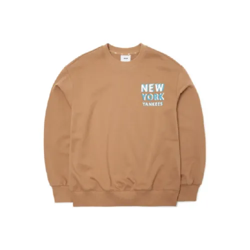 MLB New York Yankees Sweatshirts Unisex Camel