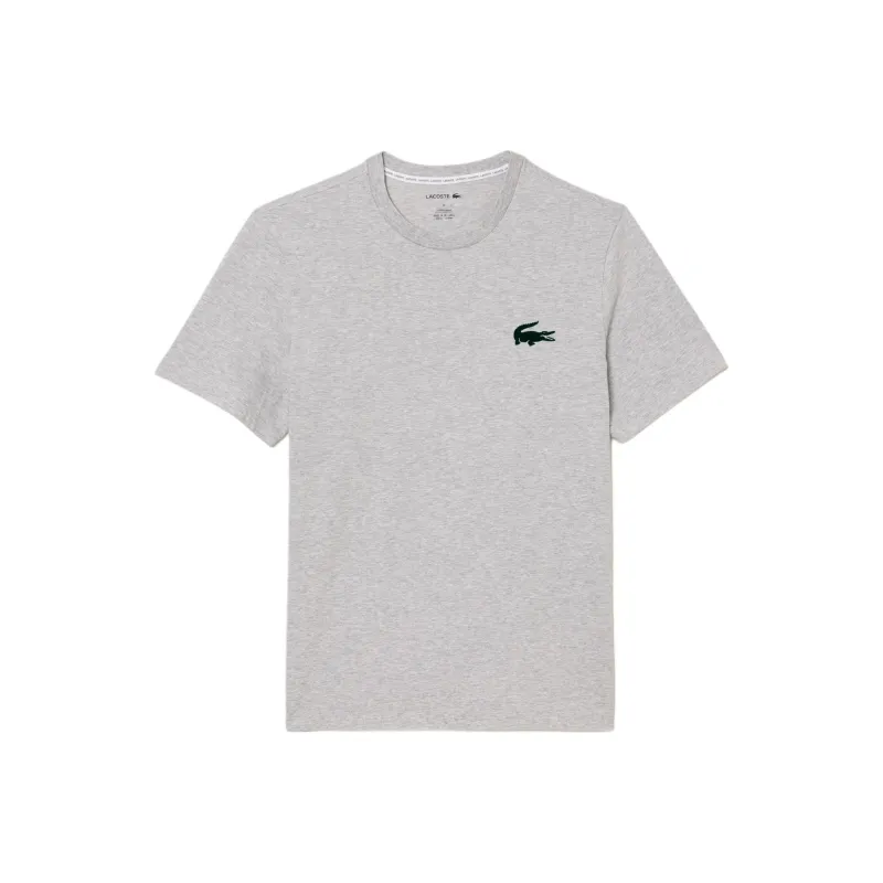 LACOSTE T Shirt Men's Gray China/Green-0