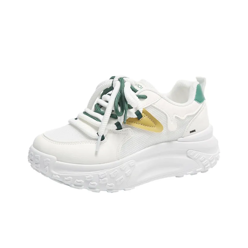 King Jinmai Slip Resistant Breathable Low Top Chunky Sneakers Women's-4
