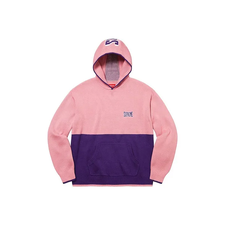 Supreme 2 Tone Hooded Sweater-0