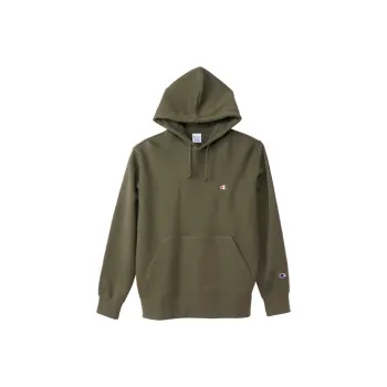 Champion Sweatshirt Japan Version Unisex Army Green