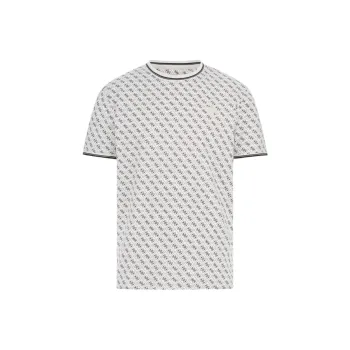 GUESS T-Shirt Men's White Multicolor