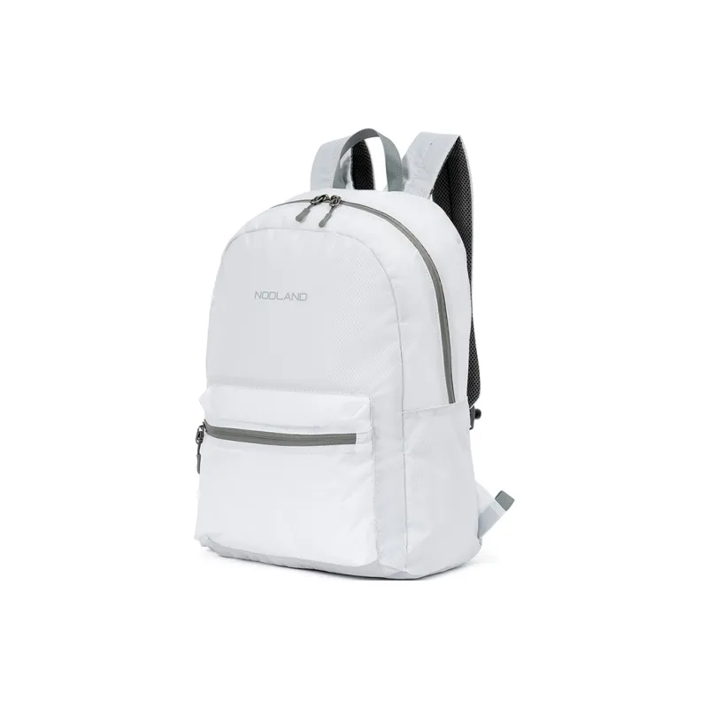 Sharkborough Nylon Backpack Regular Unisex Black/White/Orange-10