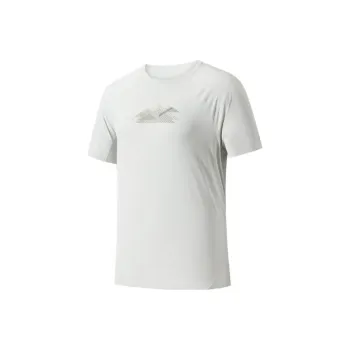 Anta T Shirt Men's Stone Gray Green