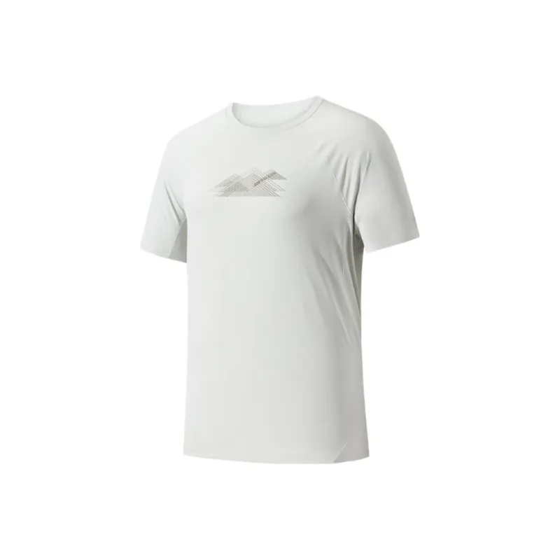 Anta T Shirt Men's Stone Gray Green-0