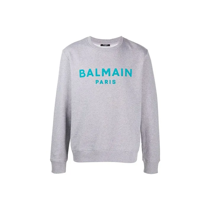 BALMAIN Sweatshirts Men Gray-0