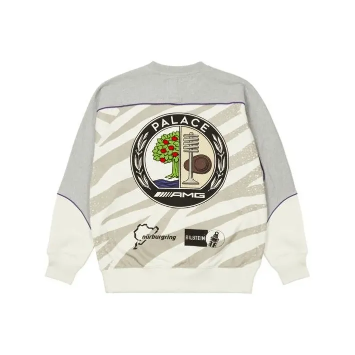 PALACE Sweatshirts Unisex Beige-0