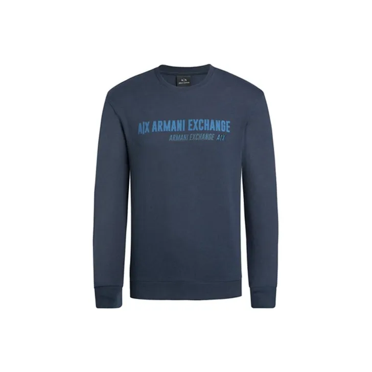ARMANI EXCHANGE Sweatshirts Men Blue Gray-0
