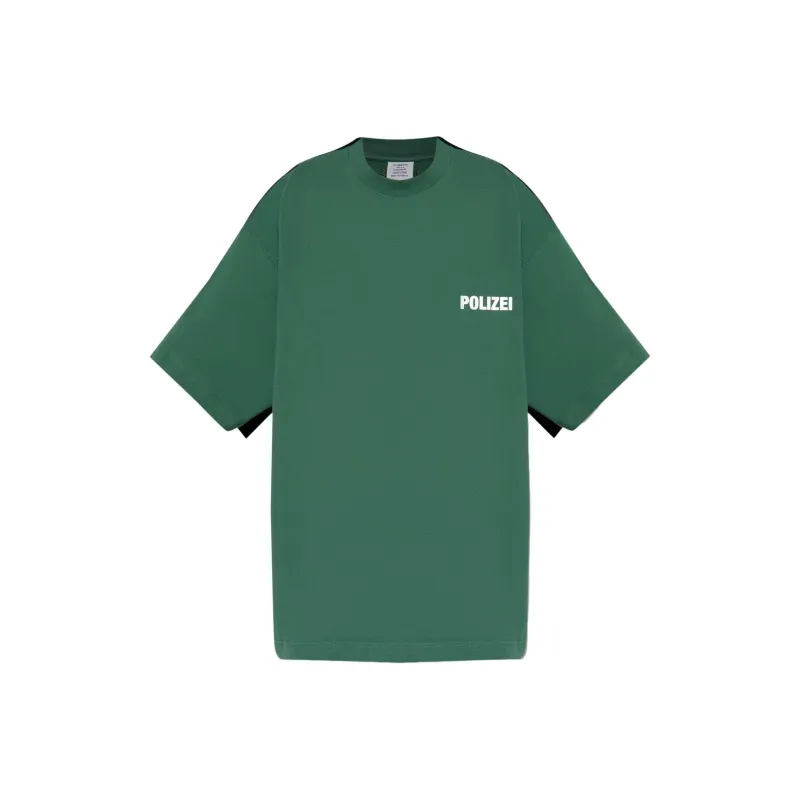 Vetements Polizei Printed Short Sleeved T Shirt-0
