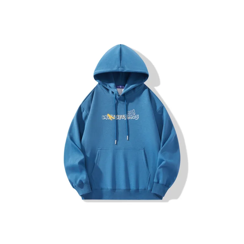 Unite Life HOODS Sweatshirt Unisex Black-49