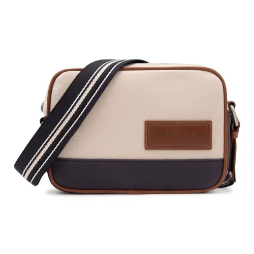 Tommy Hilfiger Polyester Camera Bag, Shoulder Bag, Crossbody Bag Medium Size Men's Light Khaki