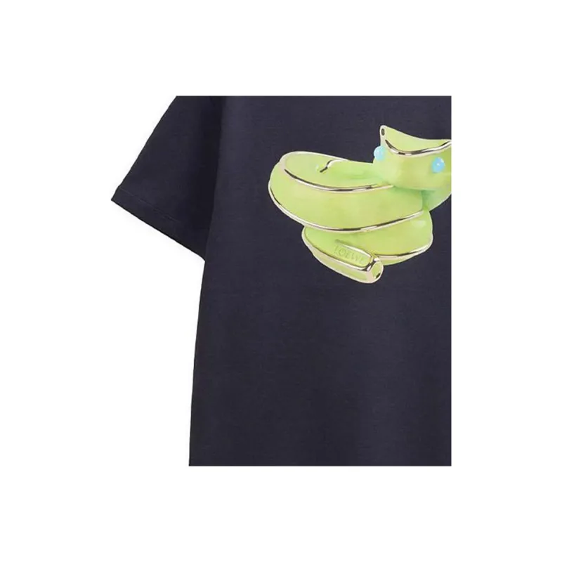 LOEWE SS25 T Shirt Men's Marine Blue-4