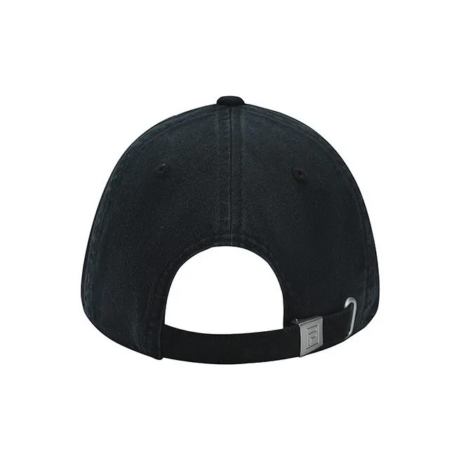 FILA ORIGINALE Cotton Baseball Caps Unisex Jet Black-2