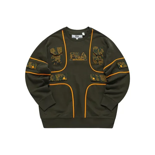 White Mountaineering X FILA FUSION WM White Mountain Sweatshirts Men Intense Jasper