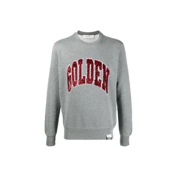 Golden Goose Sweatshirts Men Gray