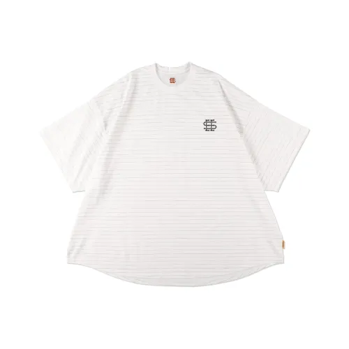SEE SEE 화이트 남녀공용 티셔츠