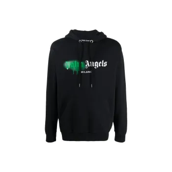 PALM ANGELS Milano Sprayed Logo Hoodie