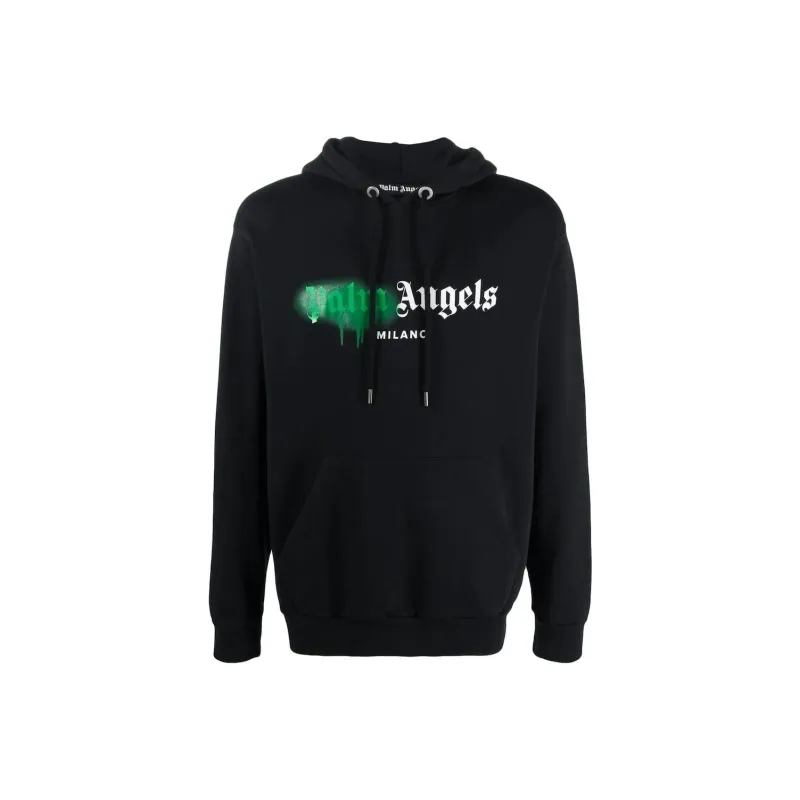 PALM ANGELS Milano Sprayed Logo Hoodie-0