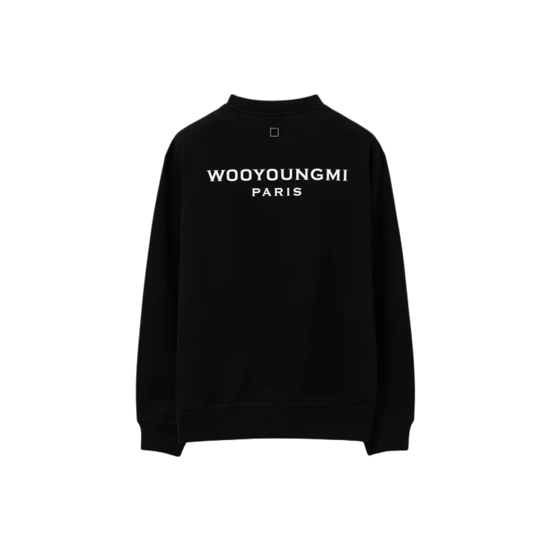 WOOYOUNGMI Logo print Cotton Sweater-1