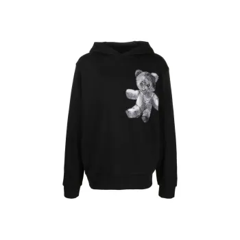 PHILIPP PLEIN Teddy Bear Paisley print Hoodie