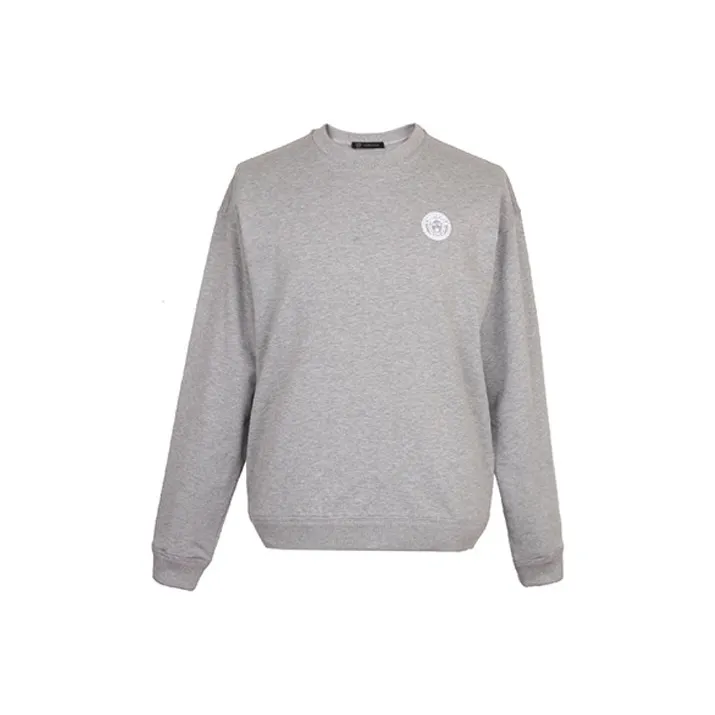 VERSACE Sweatshirts Men Gray-0