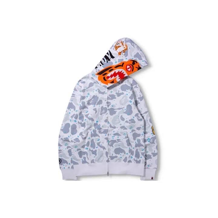 Bape Space Camo Tiger Full Zip Hoodie-0