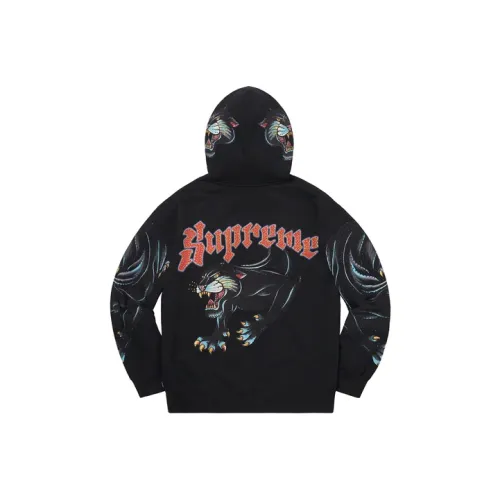 Supreme Panther Zip Up Hooded Sweatshirt