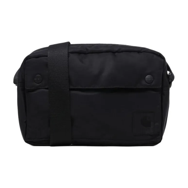 Carhartt WIP Nylon Shoulder Bag, Crossbody Bag Unisex Black-0