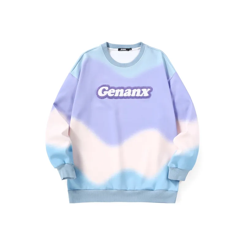 GENANX Crew Neck Loose Fit Sweatshirt Unisex-5