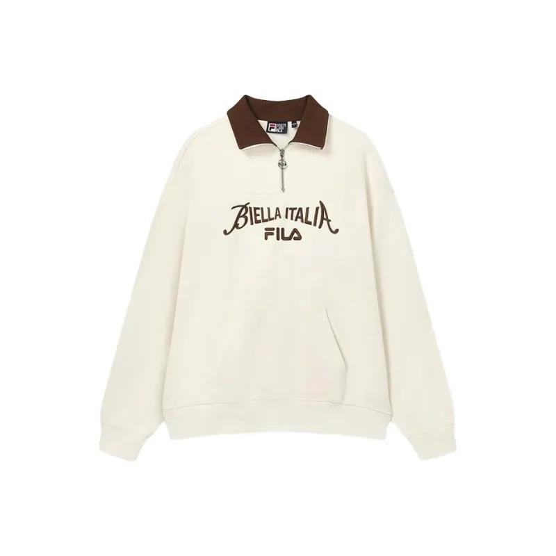 FILA Sweatshirts Unisex Ivory-0