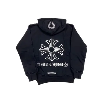 Chrome Hearts Floral Cross Thermal Lined Zip Up Hoodie