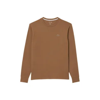 LACOSTE T Shirts Men Brown