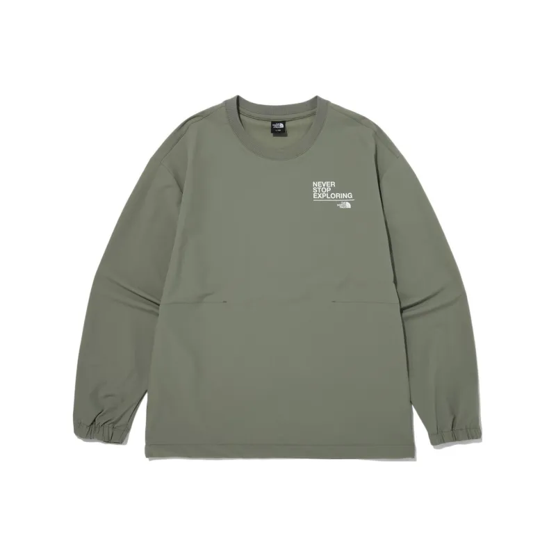 THE NORTH FACE Nse WOVEN MTM Sweatshirt Men's Green-0