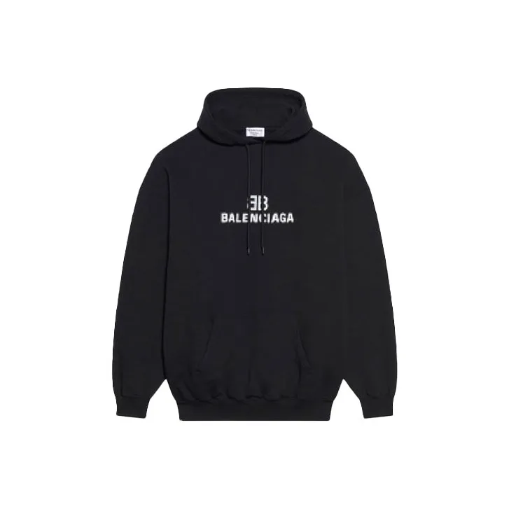 Balenciaga Bb Pixel Medium Fit Hoodie-0