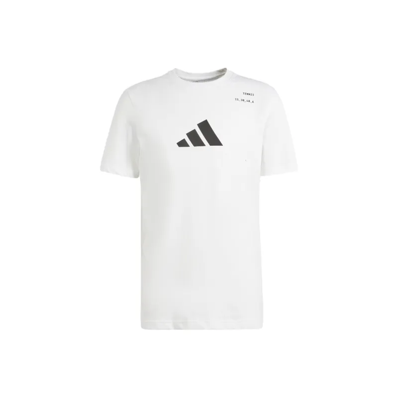 Adidas Free Shipping With AdiClub Aeroready Tennis Category Graphic Tee-0