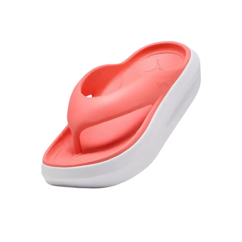 PUMA Flatter Flip Abrasion Resistant Slip Resistant Flip Flops Women's Red-3