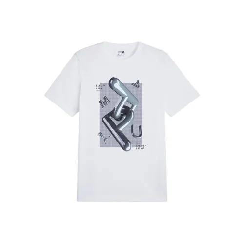 PUMA GRAPHICS NFT T Shirts Men White