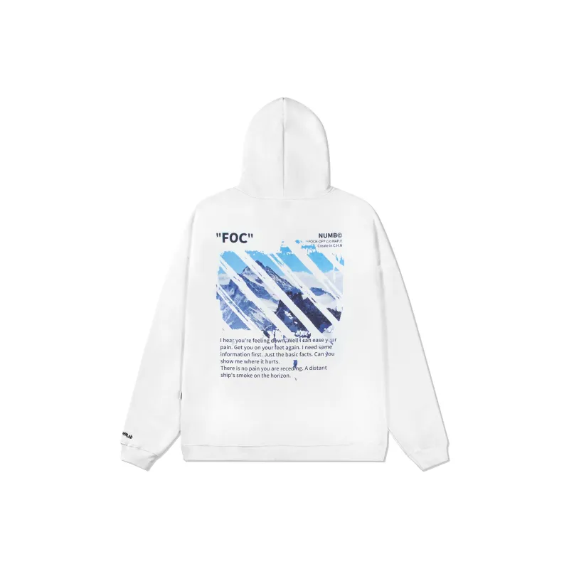 Athief WHITE RABBIT Hooded Loose Fit Regular Sweatshirt Unisex-3