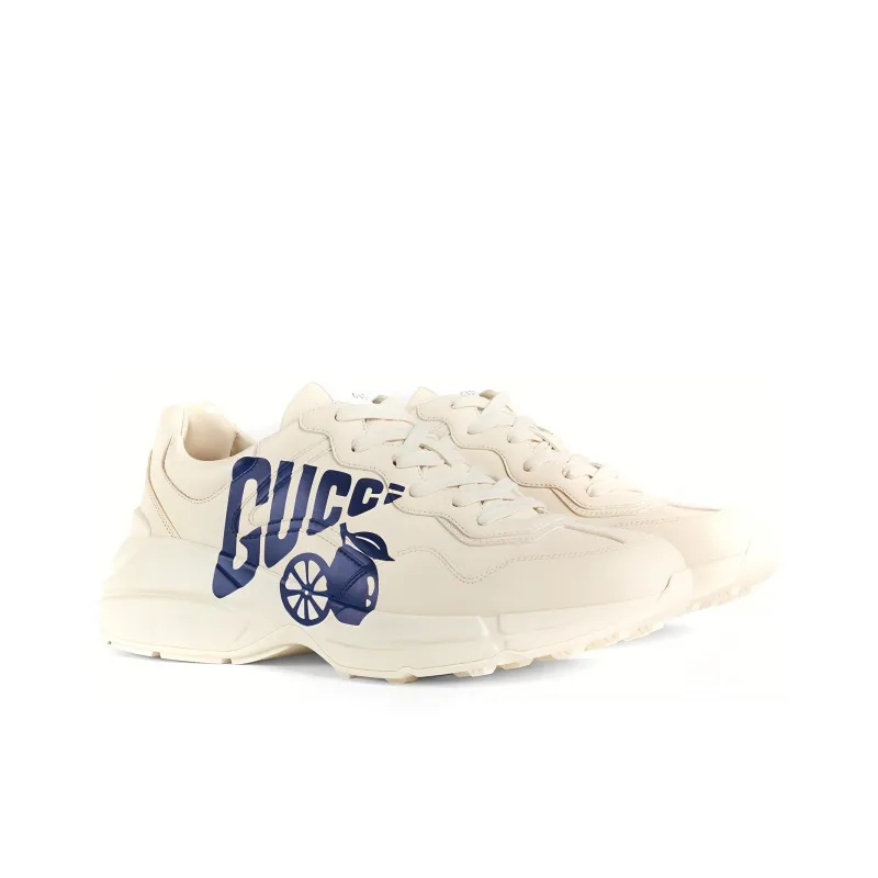 GUCCI Rhyton Blue Lemon Sneakers-2