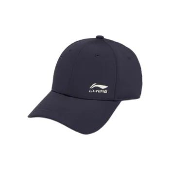 LiNing Polyester Baseball Caps Unisex Navy Blue