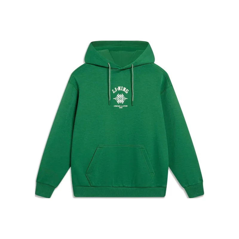 LiNing Sports Life Collection Sweatshirt Men's Cool Pine Green-0