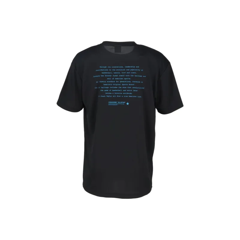 Converse All Star SS25 T Shirt Unisex Black-1